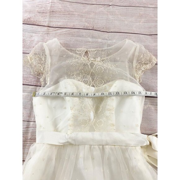 Galina Spring 2015 Illusion Sweetheart Lace Wedding Dress - 6 - Picture 10 of 16